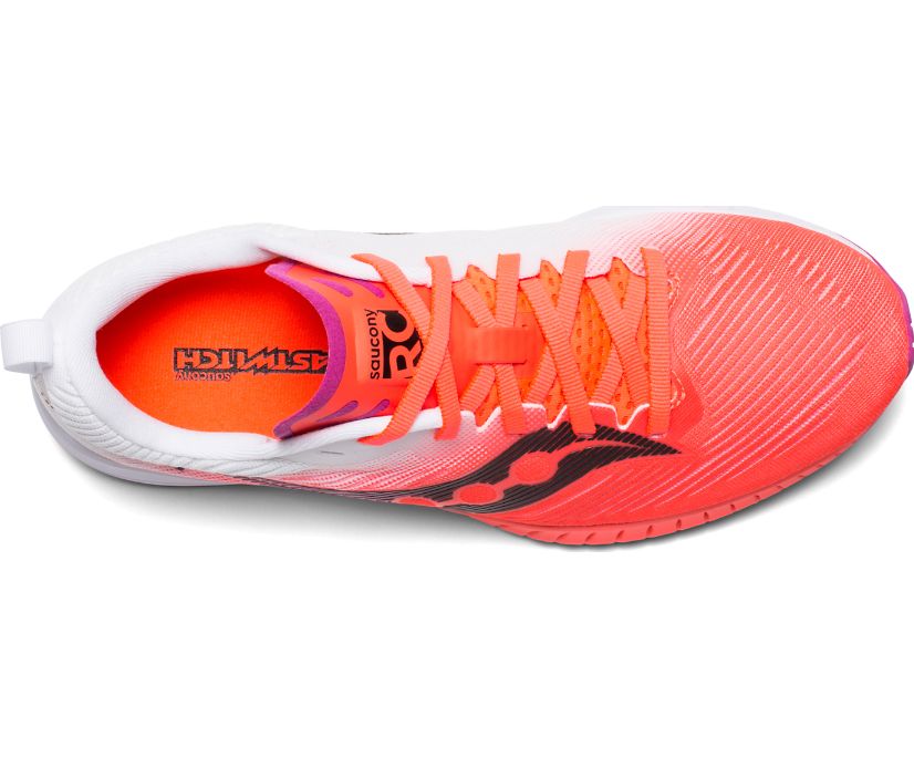 Saucony Fastwitch 9 Women's Running Shoes Red / White | Canada 129NWYB